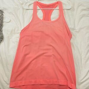 Bright pink lululemon swiftly